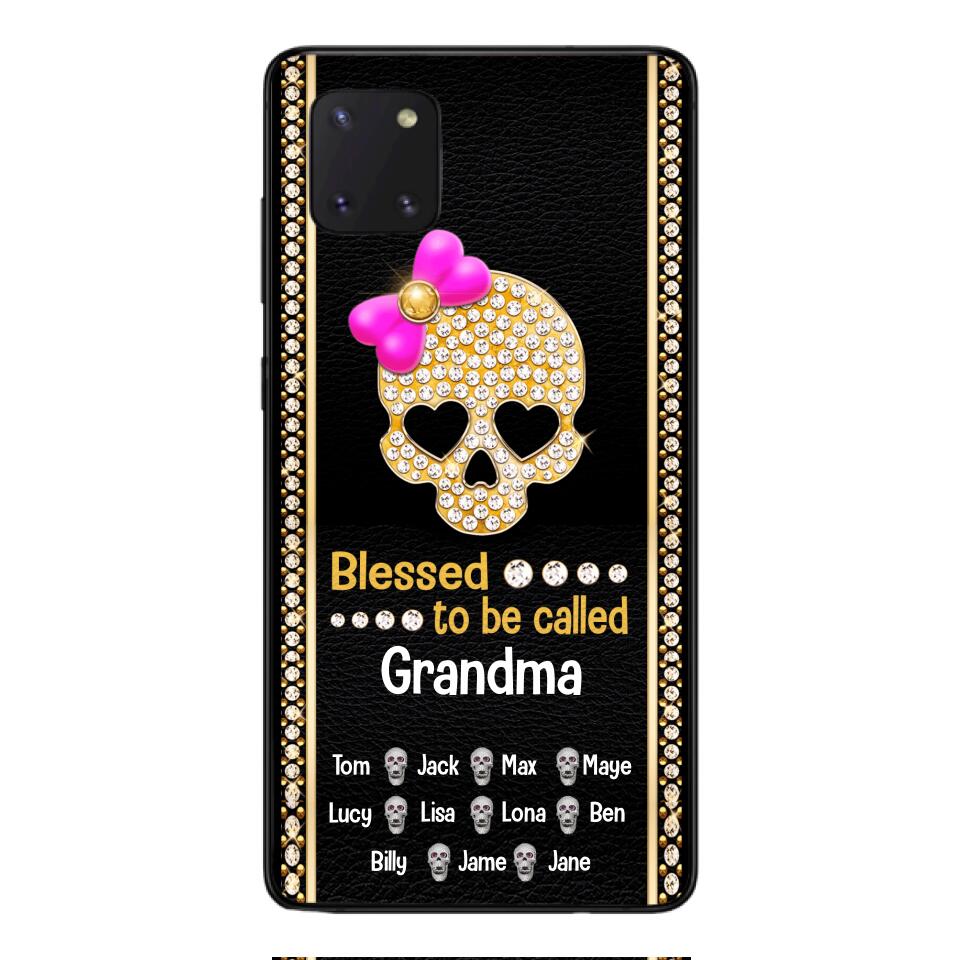 Personalized Grandma Skull Phone Case Printed V3Q 0504