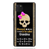 Personalized Grandma Skull Phone Case Printed V3Q 0504