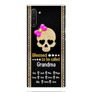 Personalized Grandma Skull Phone Case Printed V3Q 0504