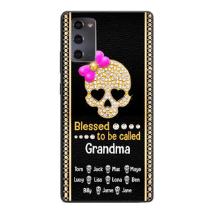 Personalized Grandma Skull Phone Case Printed V3Q 0504