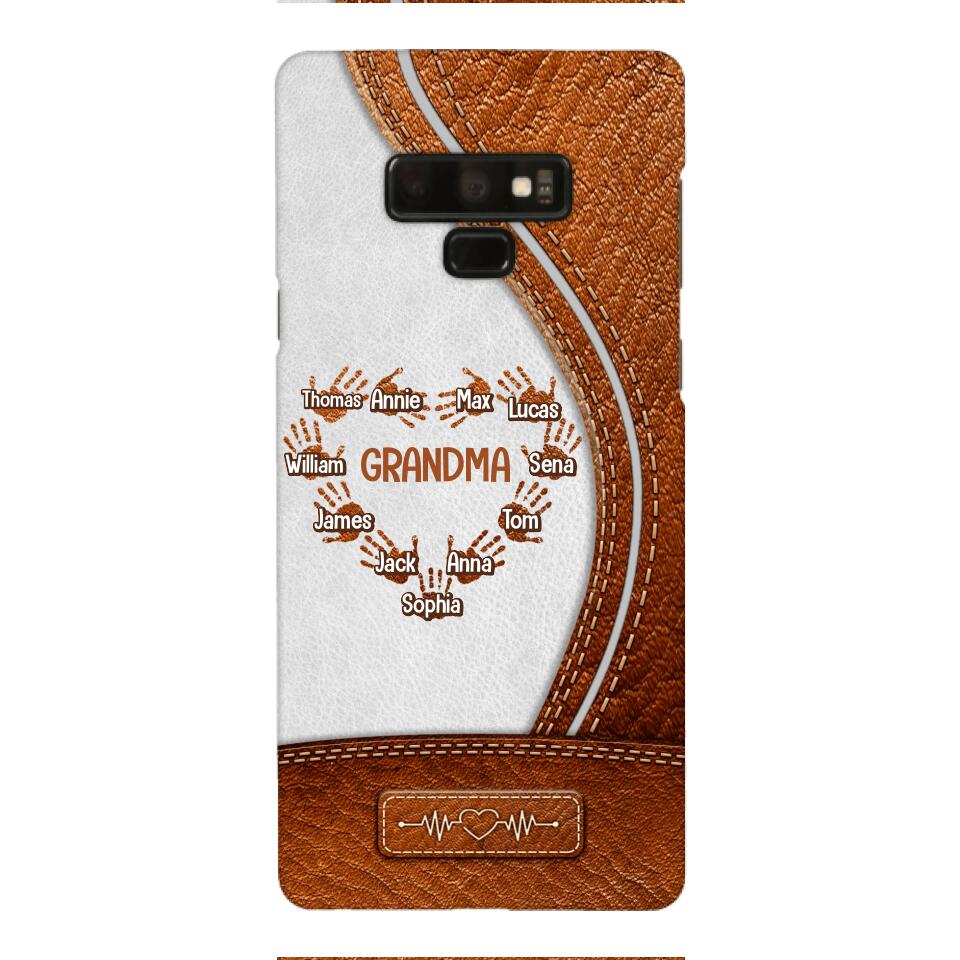 Personalized Grandma Kid Phone Case Printed 22APR-HQ04