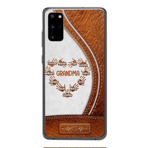 Personalized Grandma Kid Phone Case Printed 22APR-HQ04