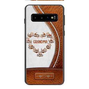 Personalized Grandma Kid Phone Case Printed 22APR-HQ04