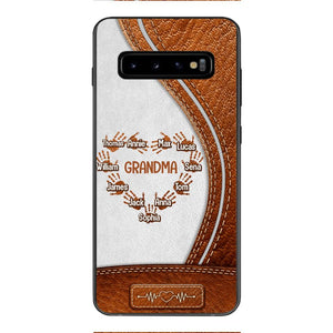 Personalized Grandma Kid Phone Case Printed 22APR-HQ04