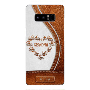 Personalized Grandma Kid Phone Case Printed 22APR-HQ04