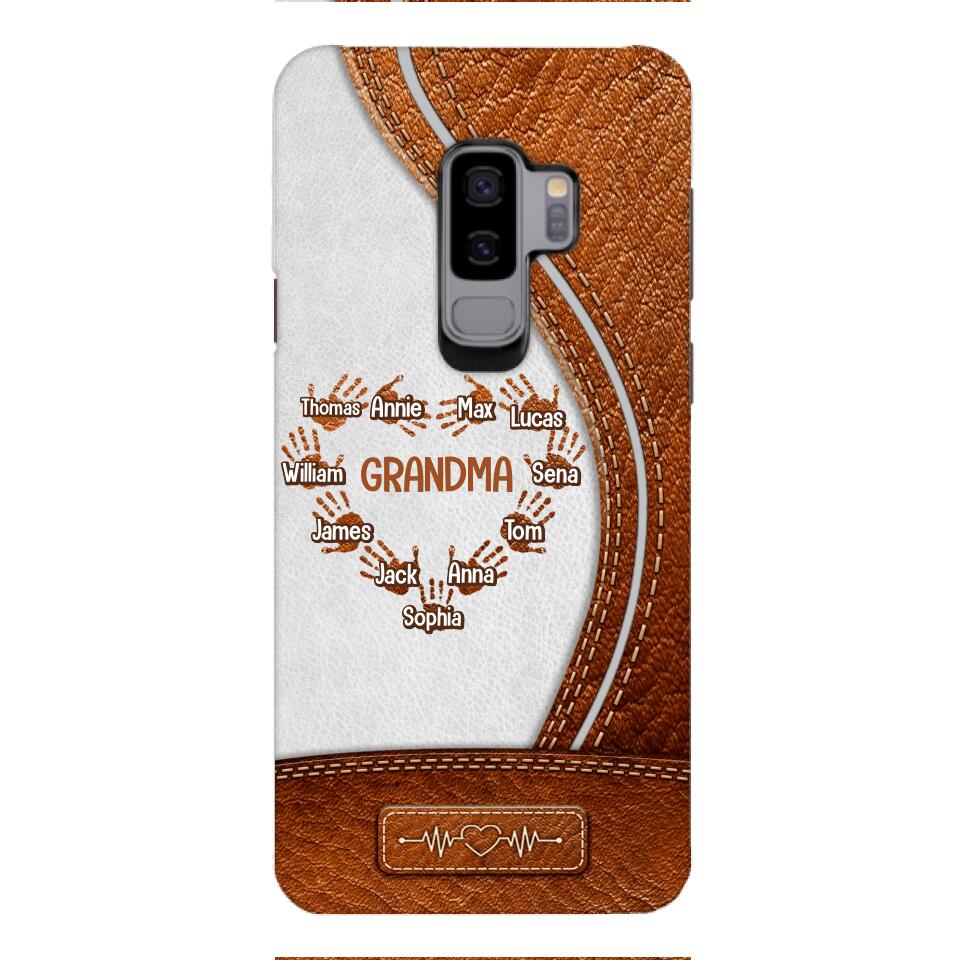 Personalized Grandma Kid Phone Case Printed 22APR-HQ04