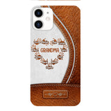 Personalized Grandma Kid Phone Case Printed 22APR-HQ04