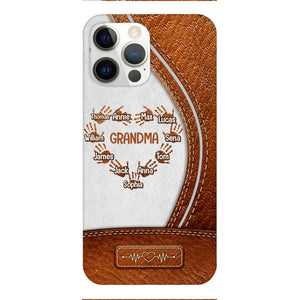 Personalized Grandma Kid Phone Case Printed 22APR-HQ04