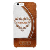 Personalized Grandma Kid Phone Case Printed 22APR-HQ04