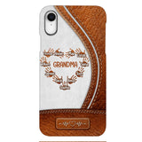 Personalized Grandma Kid Phone Case Printed 22APR-HQ04