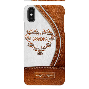 Personalized Grandma Kid Phone Case Printed 22APR-HQ04