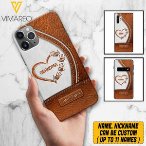 Personalized Grandma Kid Phone Case Printed 22APR-HQ04