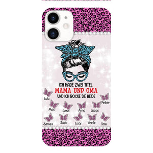 Personalized Grandma Kid Phone Case Printed 22APR-MQ05