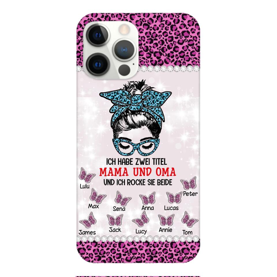 Personalized Grandma Kid Phone Case Printed 22APR-MQ05