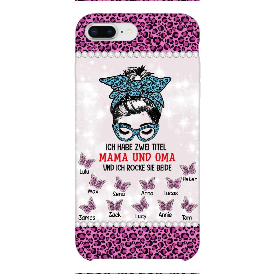 Personalized Grandma Kid Phone Case Printed 22APR-MQ05