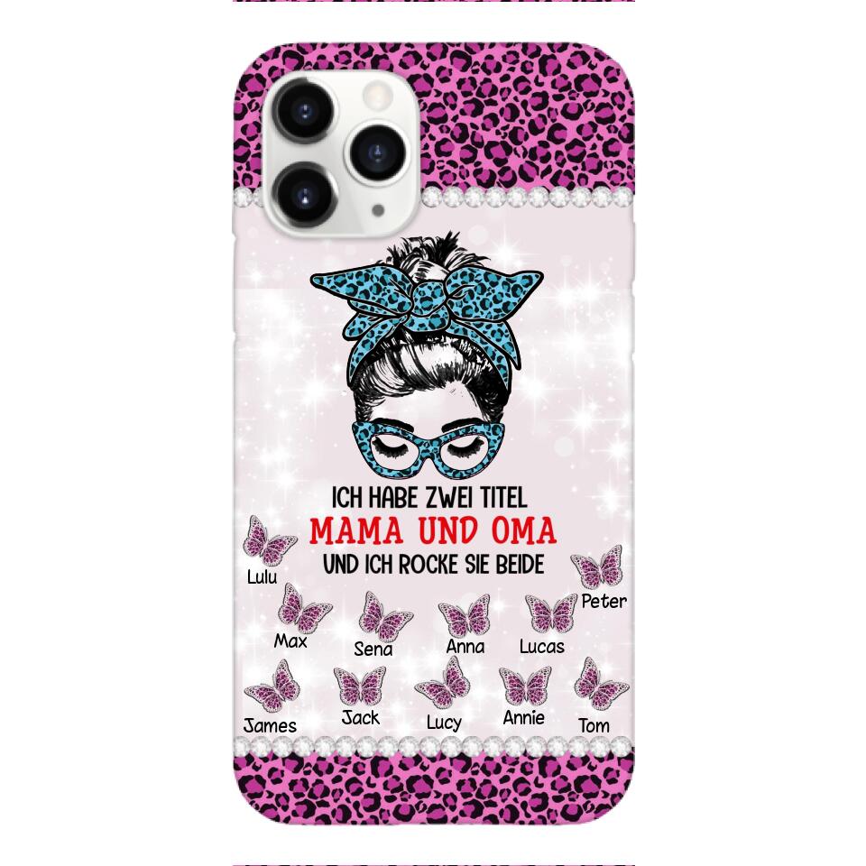 Personalized Grandma Kid Phone Case Printed 22APR-MQ05