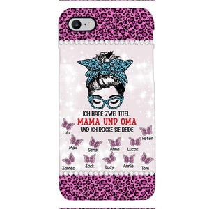 Personalized Grandma Kid Phone Case Printed 22APR-MQ05