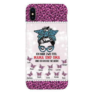 Personalized Grandma Kid Phone Case Printed 22APR-MQ05