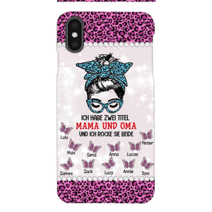 Personalized Grandma Kid Phone Case Printed 22APR-MQ05