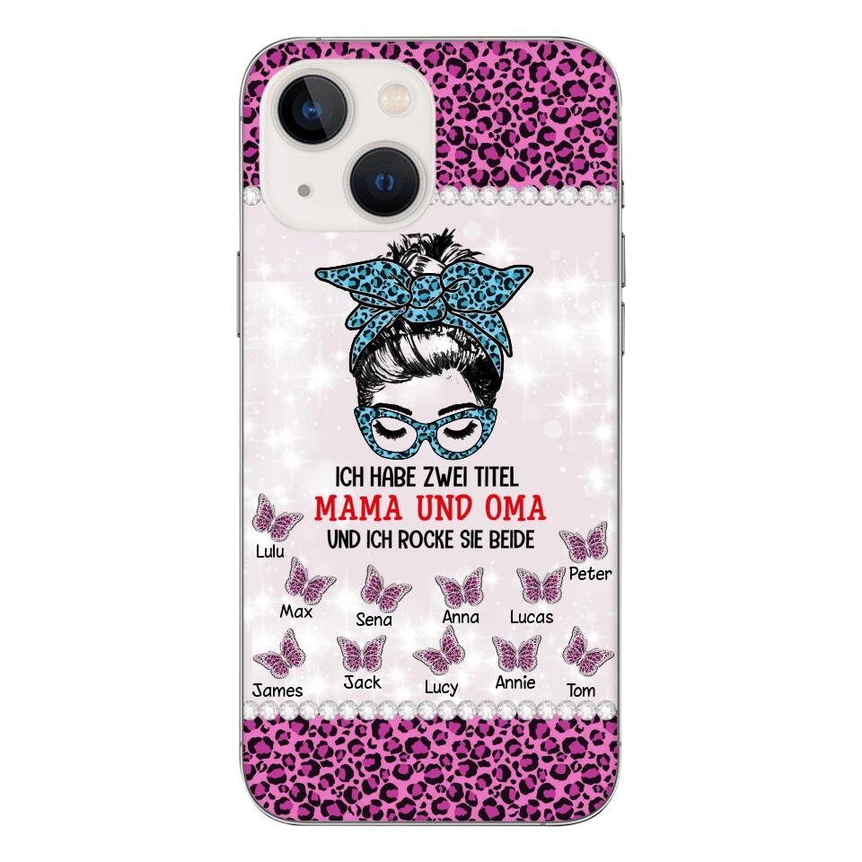 Personalized Grandma Kid Phone Case Printed 22APR-MQ05