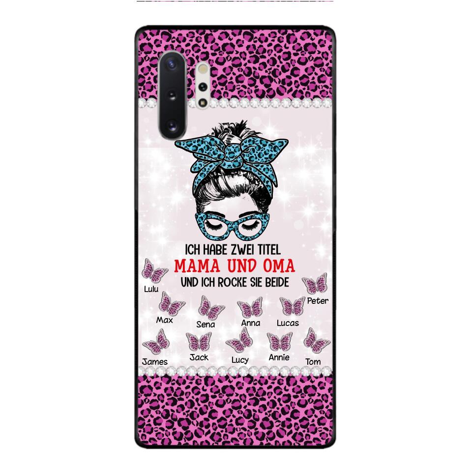 Personalized Grandma Kid Phone Case Printed 22APR-MQ05