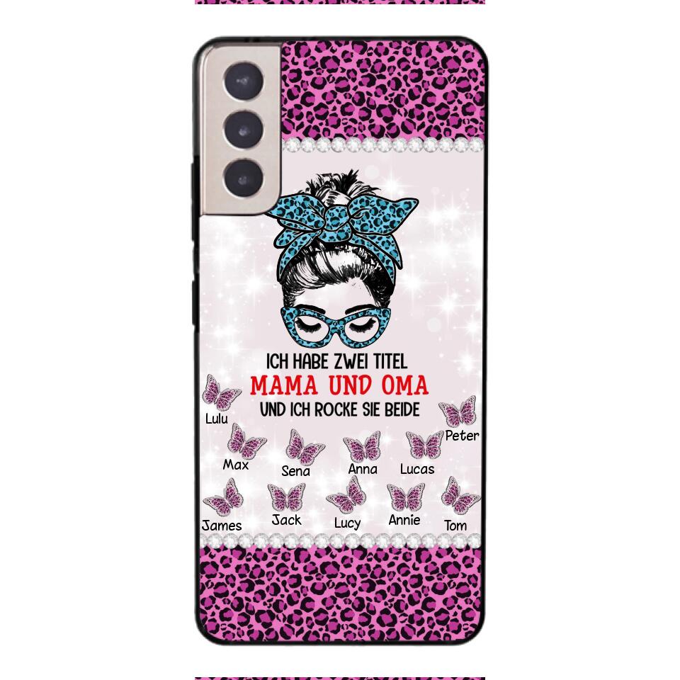 Personalized Grandma Kid Phone Case Printed 22APR-MQ05