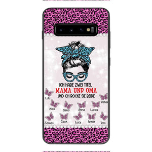 Personalized Grandma Kid Phone Case Printed 22APR-MQ05