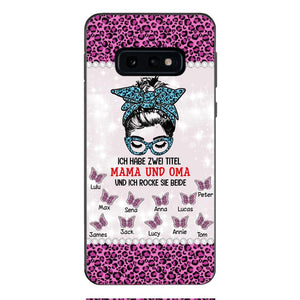 Personalized Grandma Kid Phone Case Printed 22APR-MQ05