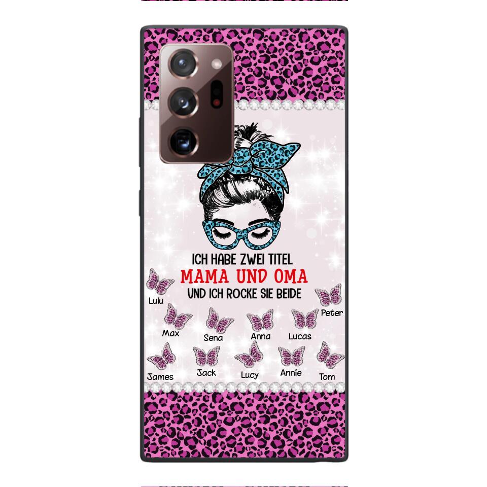 Personalized Grandma Kid Phone Case Printed 22APR-MQ05