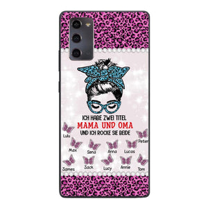 Personalized Grandma Kid Phone Case Printed 22APR-MQ05