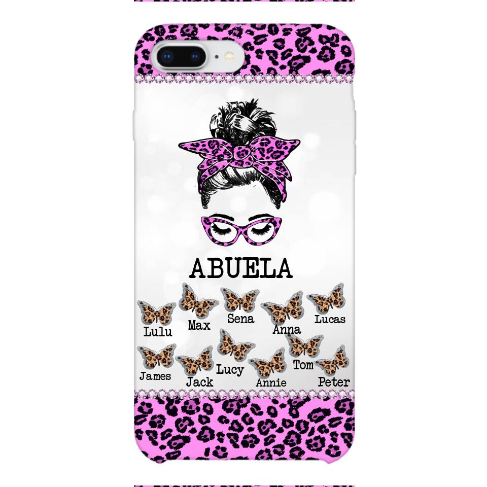 Personalized Grandma Kid Spanish Phone Case Printed 22APR-DT05