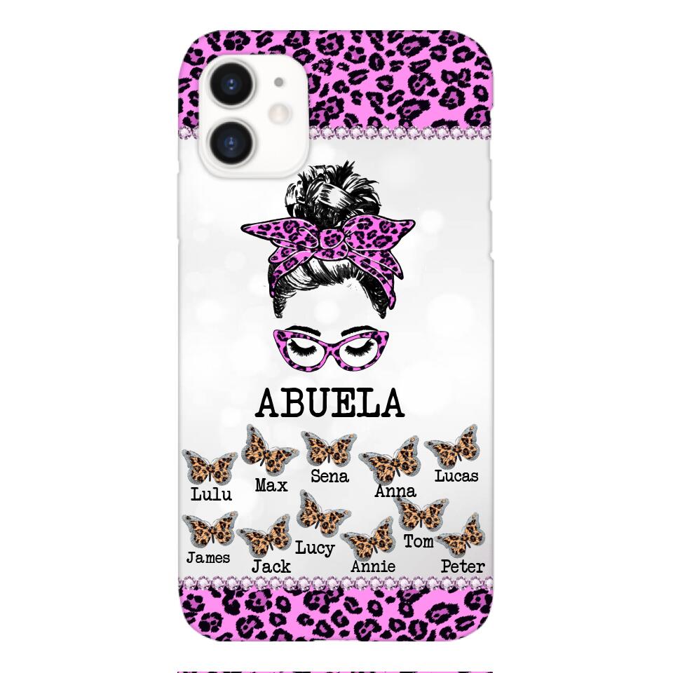 Personalized Grandma Kid Spanish Phone Case Printed 22APR-DT05