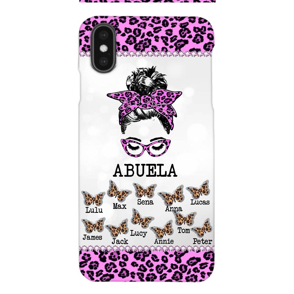 Personalized Grandma Kid Spanish Phone Case Printed 22APR-DT05