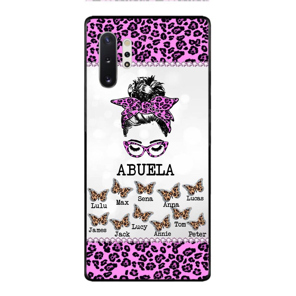 Personalized Grandma Kid Spanish Phone Case Printed 22APR-DT05