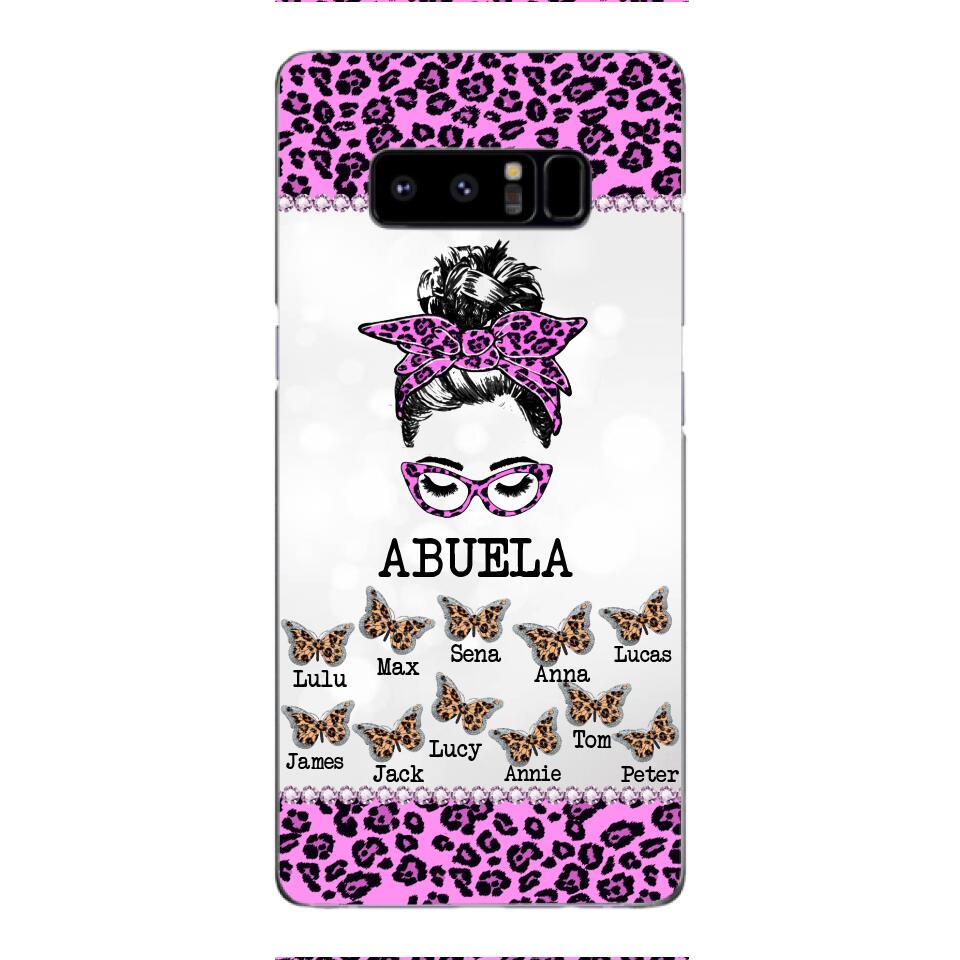 Personalized Grandma Kid Spanish Phone Case Printed 22APR-DT05