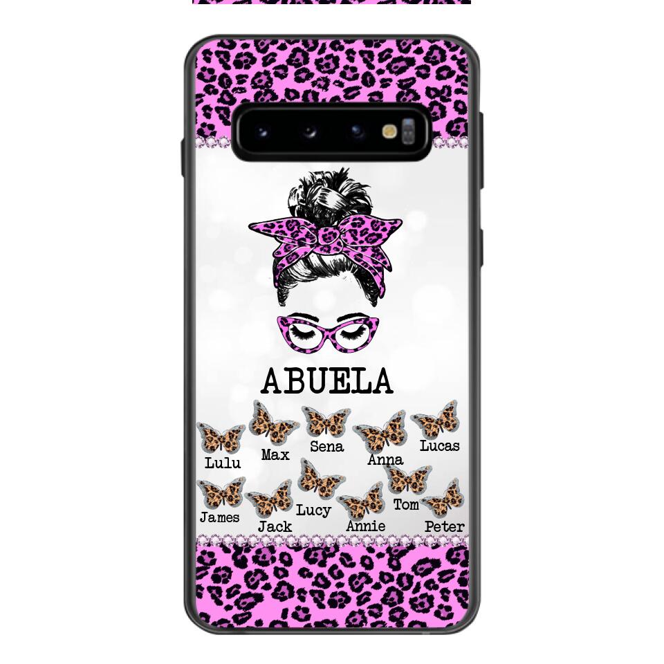 Personalized Grandma Kid Spanish Phone Case Printed 22APR-DT05