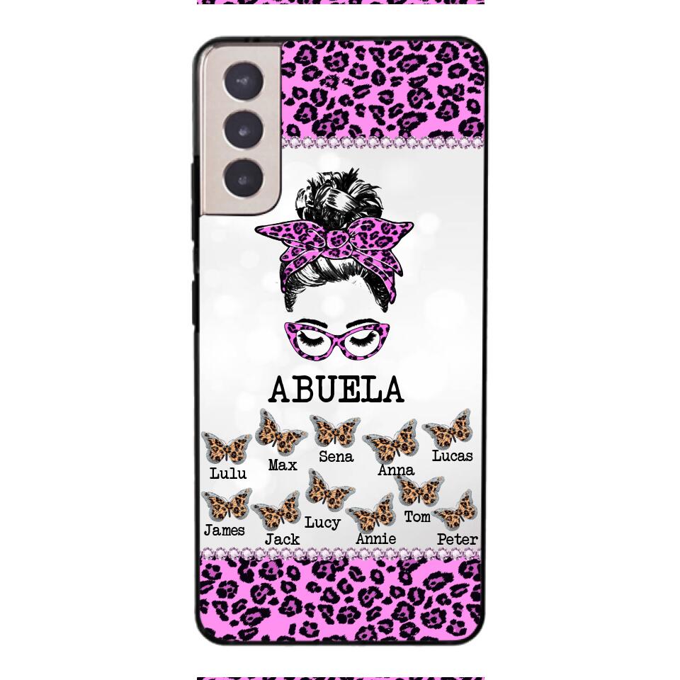 Personalized Grandma Kid Spanish Phone Case Printed 22APR-DT05