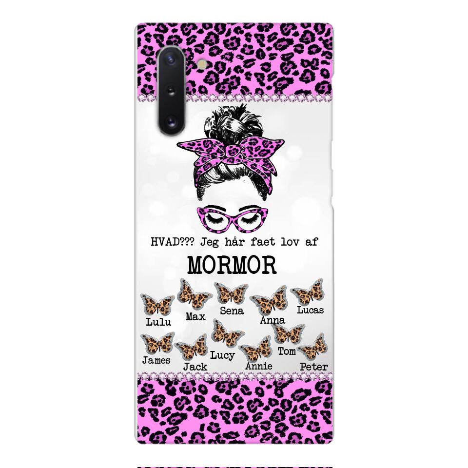 Personalized Grandma Kid Danish Phone Case Printed 22APR-DT05