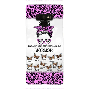 Personalized Grandma Kid Danish Phone Case Printed 22APR-DT05