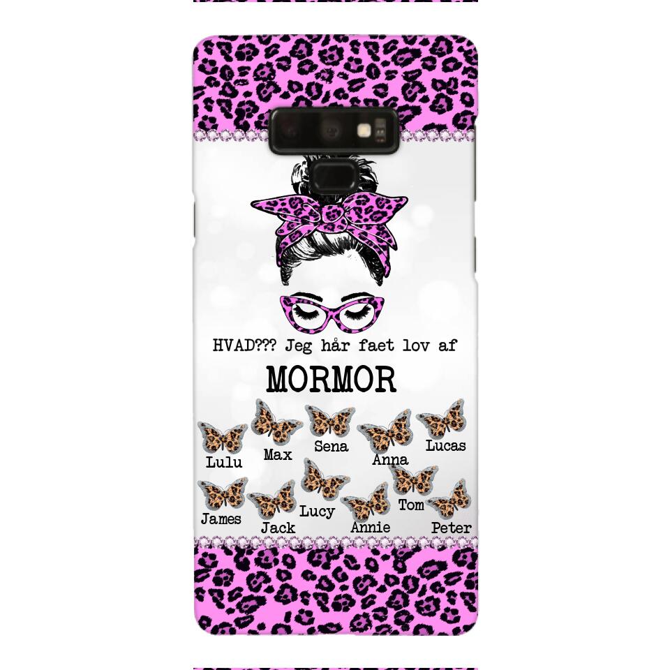 Personalized Grandma Kid Danish Phone Case Printed 22APR-DT05