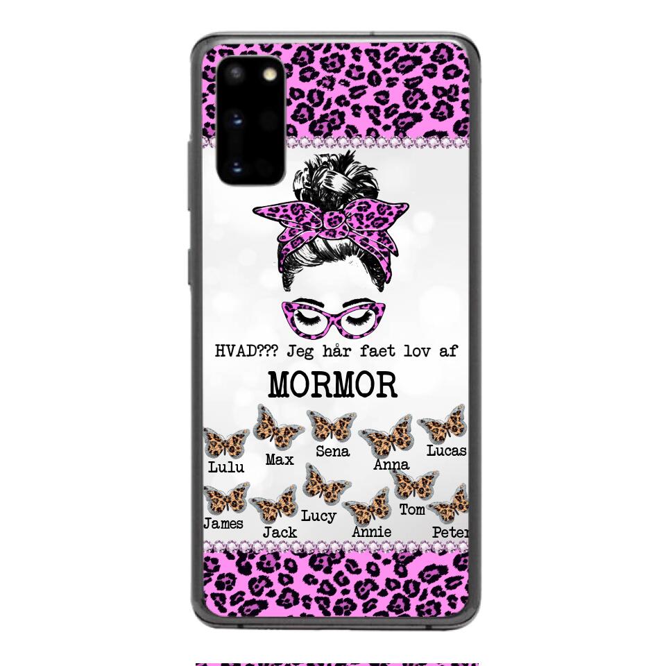 Personalized Grandma Kid Danish Phone Case Printed 22APR-DT05