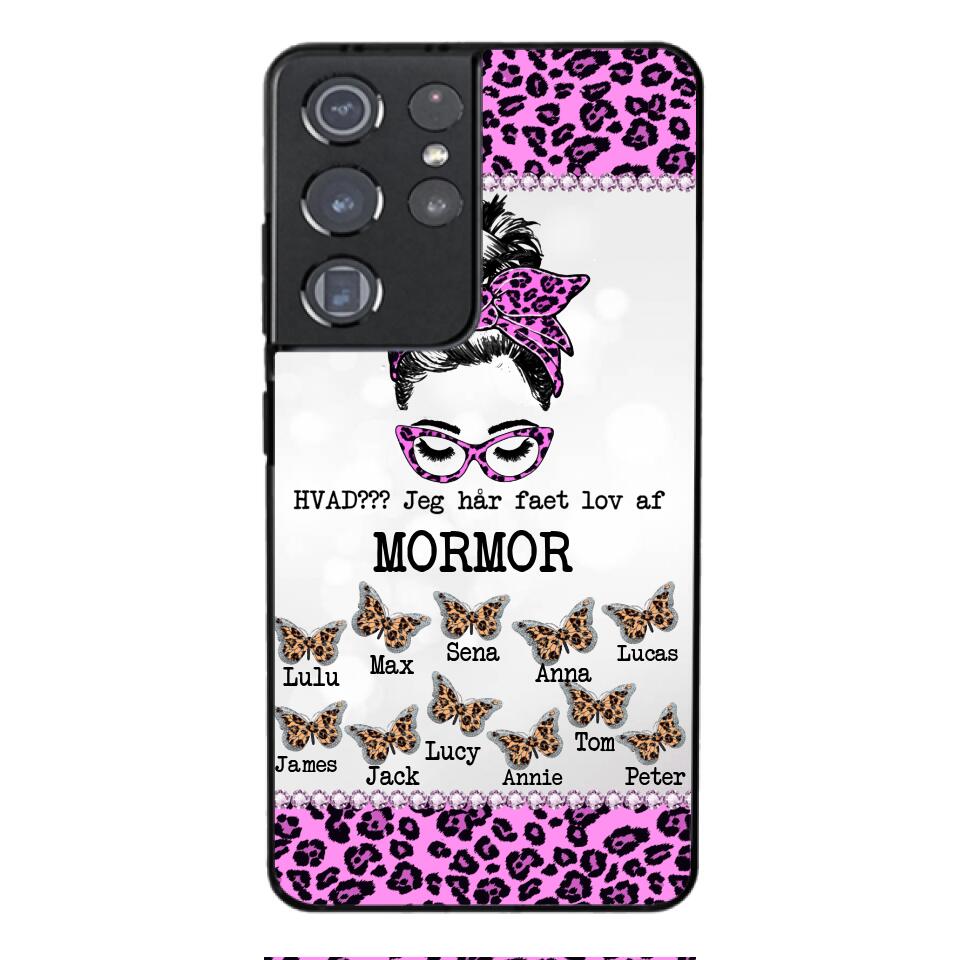 Personalized Grandma Kid Danish Phone Case Printed 22APR-DT05