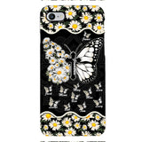 Personalized Grandma Kid Butterfly Phone Case Printed T3Q 0504