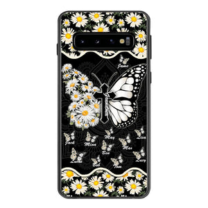 Personalized Grandma Kid Butterfly Phone Case Printed T3Q 0504