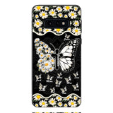 Personalized Grandma Kid Butterfly Phone Case Printed T3Q 0504