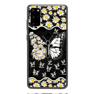 Personalized Grandma Kid Butterfly Phone Case Printed T3Q 0504