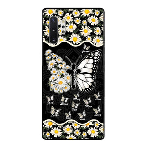 Personalized Grandma Kid Butterfly Phone Case Printed T3Q 0504