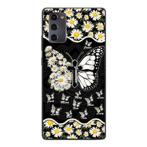 Personalized Grandma Kid Butterfly Phone Case Printed T3Q 0504