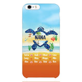 Personalized Nana Kid Turtle Phone Case Printed 3N 0604