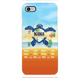 Personalized Nana Kid Turtle Phone Case Printed 3N 0604